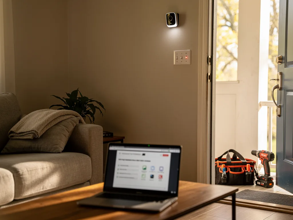 DIY vs when to call a pro for a typical home security install